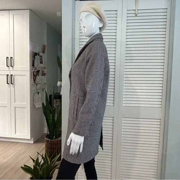 Houndstooth Check Overcoat - Picture 4 of 15